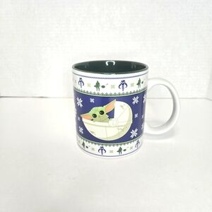 The Mandalorian Child Baby Yoda Grogu Ugly Christmas Sweater Star Wars Mug 20oz.